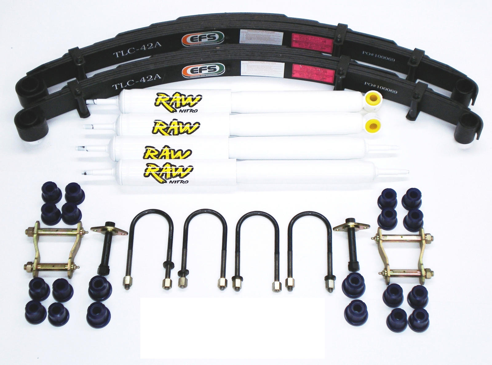 40mm RAW Nitro Lift Kit to suit Toyota 4 Runner N5, N6 (IFS, Leaf rear) 1984-1988