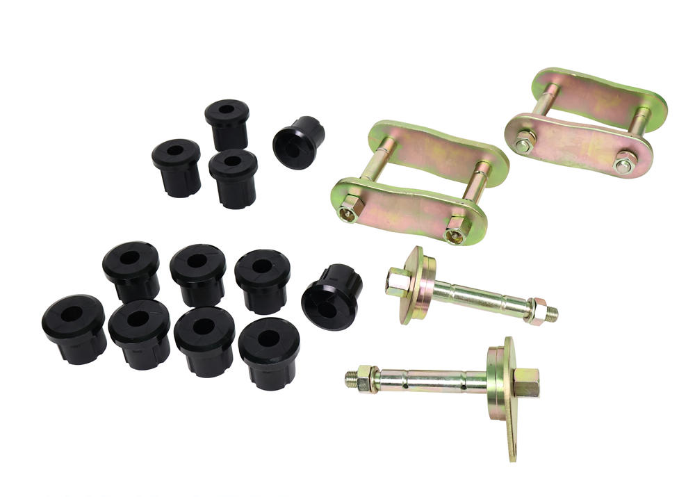 Rear  Leaf Spring - Bushing and Greaseable Shackle/Pin Kit