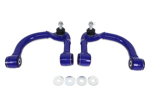 Go to Front Upper Heavy Duty Control Arm Kit - Fixed Offset including Ball Joints to suit Toyota Hilux 2005-on (does not suit Hilux Rogue Widebody)