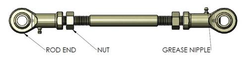 Go to Rear Extended Heavy Duty Quick Release Sway Bar Link to suit Nissan Patrol & Navara