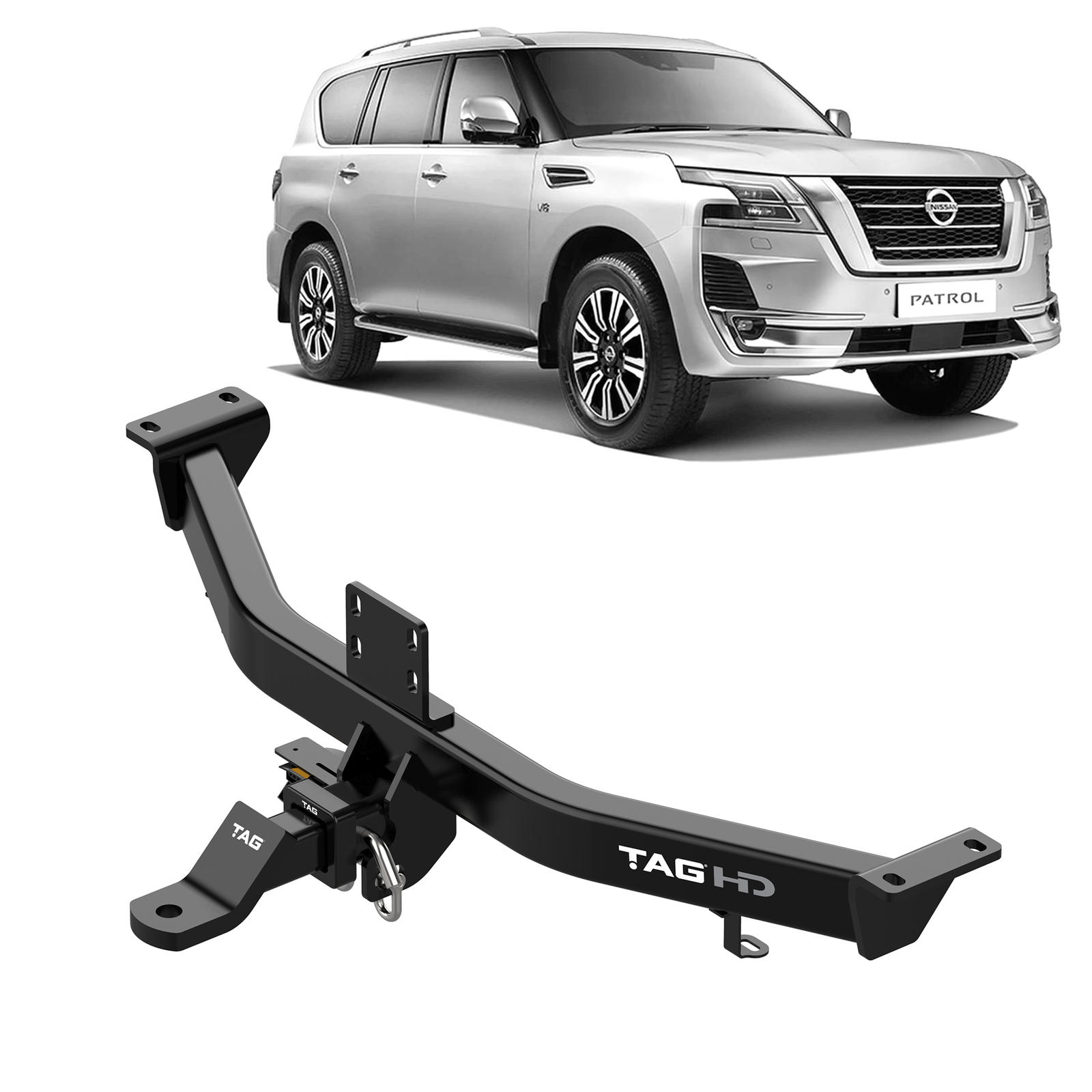 TAG Heavy Duty Towbar to suit Nissan Patrol (12/2012 - on)